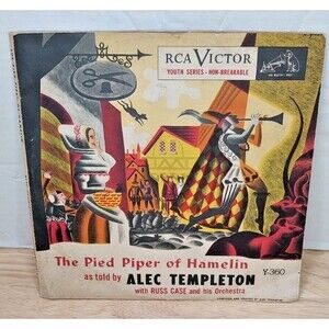 Alec Templeton Pied Piper Of Hamelin RCA Victor 2-Disc 10" 78 RPM Set Y-344